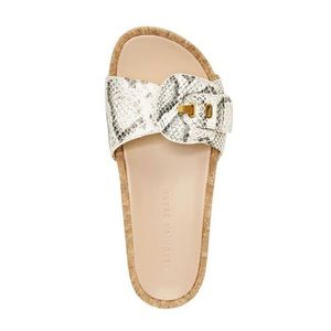 Snake skin mules from Veronica Beard